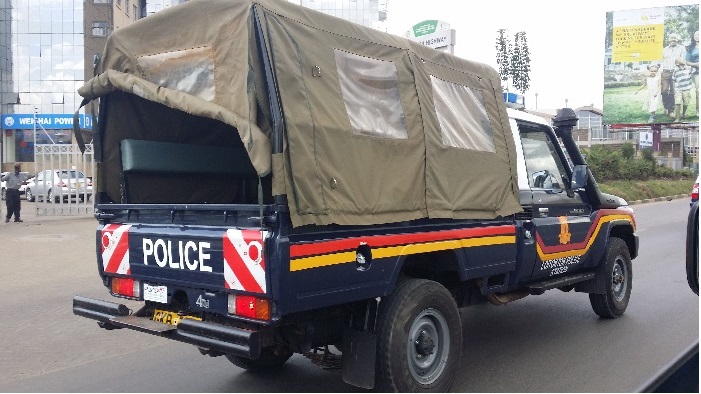Image result for road accident kenya police car